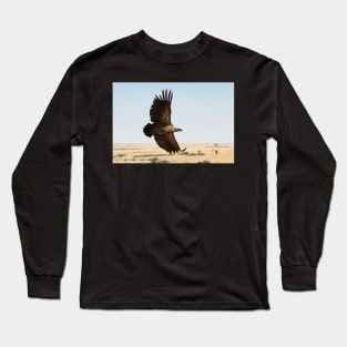 In Flight: White-backed Vulture Long Sleeve T-Shirt